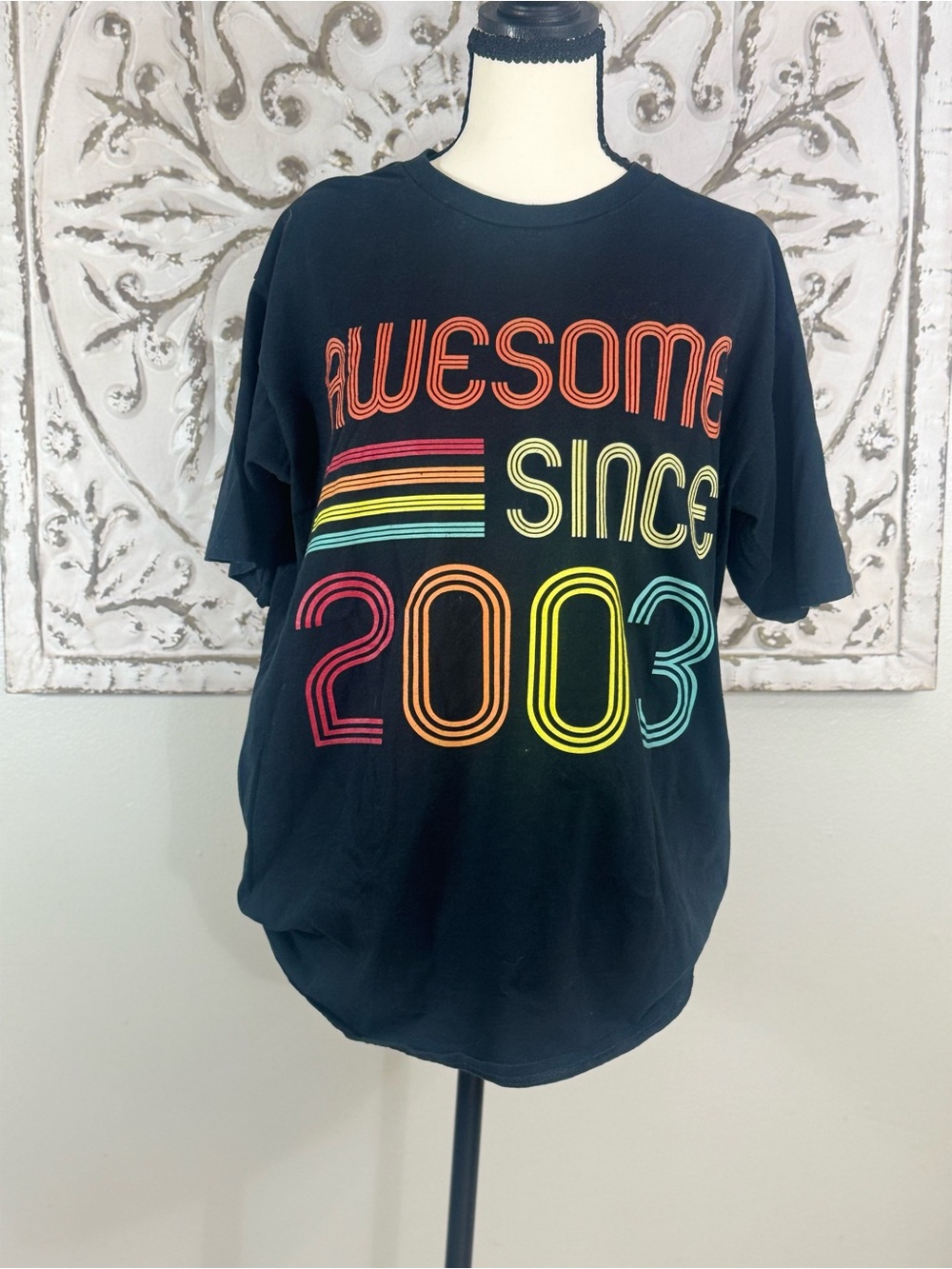 Awesome Since 2003 Retro Graphic Tee – Women’s Large